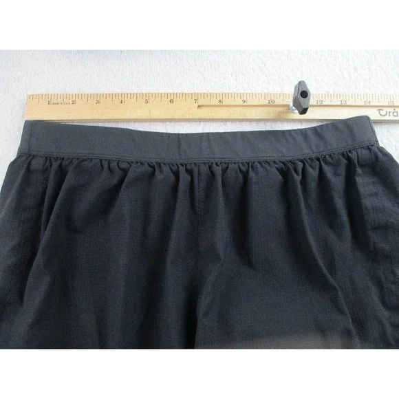 Brooks Running Shorts Mens Small Reflective Trim Back Zip Pocket Lightweight Run